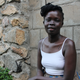 Akuja de Garang in her garden in Juba